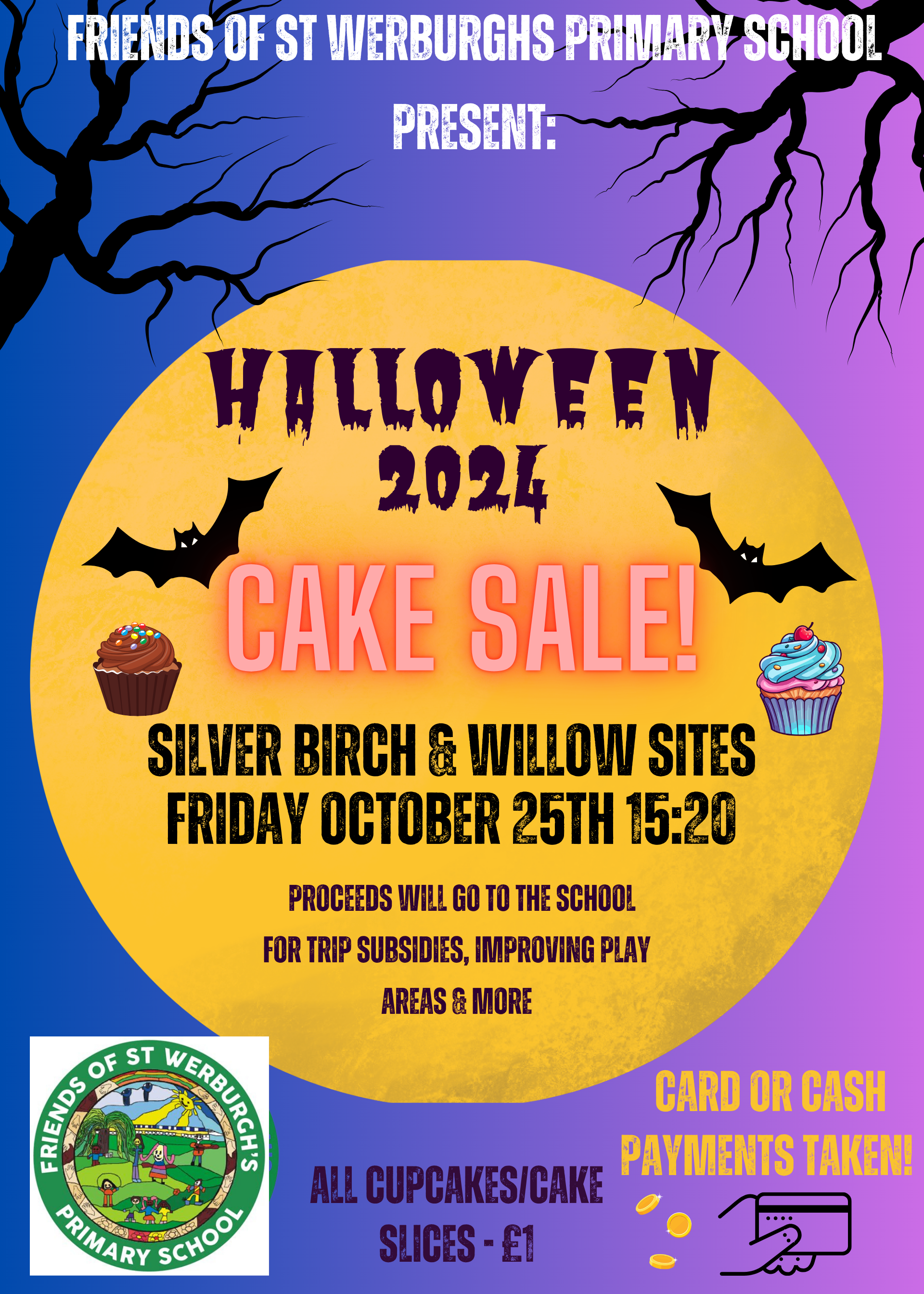 Halloween Cake Sale -  We Need Cake Donations Please🧁🍰🙏